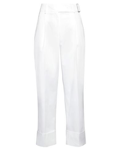 Peserico Woman Pants White Size 6 Cotton, Elastane
