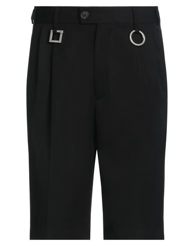 Shop Jacquemus Man Shorts & Bermuda Shorts Black Size 36 Virgin Wool, Cotton, Polyester