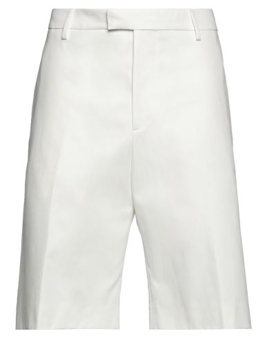 Alexander Mcqueen Cotton-twill Wide-leg Shorts In White
