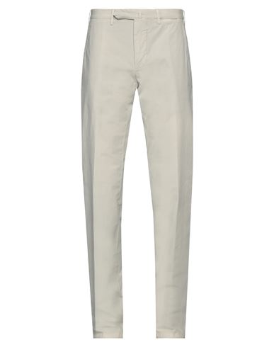 Santaniello Man Pants Light Grey Size 40 Cotton, Elastane