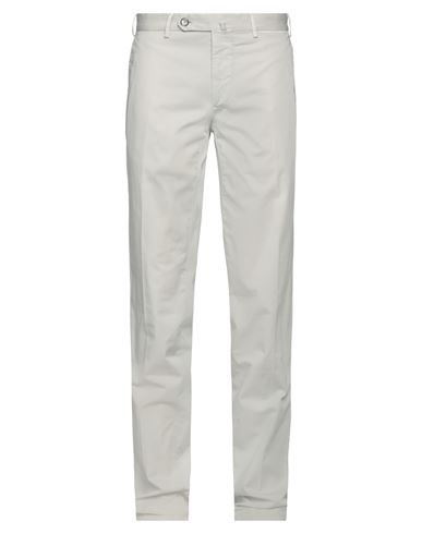 Santaniello Man Pants Light Grey Size 30 Cotton, Elastane