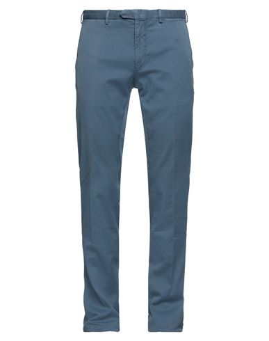 Santaniello Man Pants Slate Blue Size 30 Cotton, Elastane