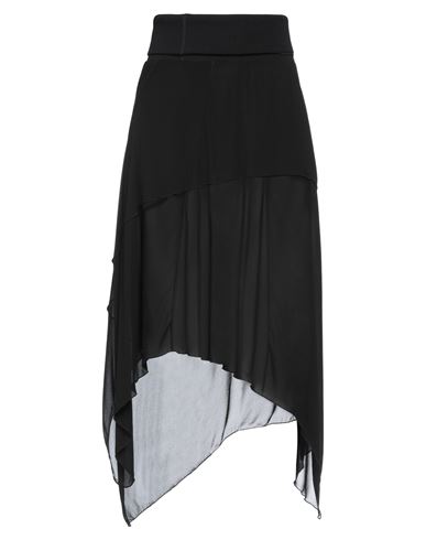 Diesel Woman Mini Skirt Black Size S Viscose, Cotton