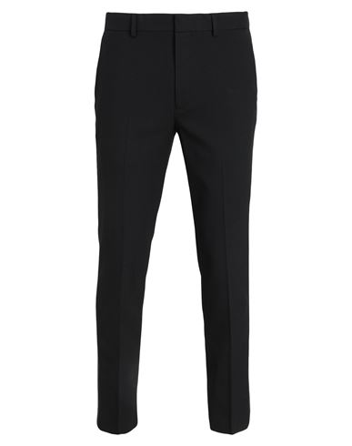 Shop Topman Man Pants Black Size 30w-32l Polyester, Viscose, Elastane