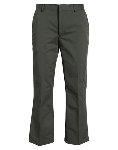 Topman Man Pants Dark Green Size 34w-30l Cotton, Polyester