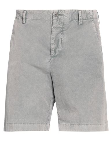 Boglioli Man Shorts & Bermuda Shorts Grey Size 32 Cotton, Elastane