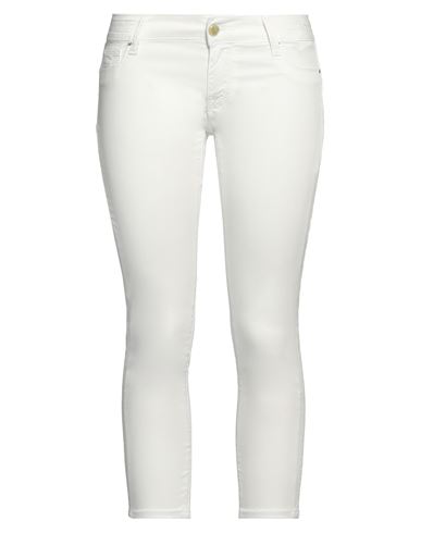 Jacob Cohёn Woman Cropped Pants White Size 28 Lyocell, Cotton, Elastane