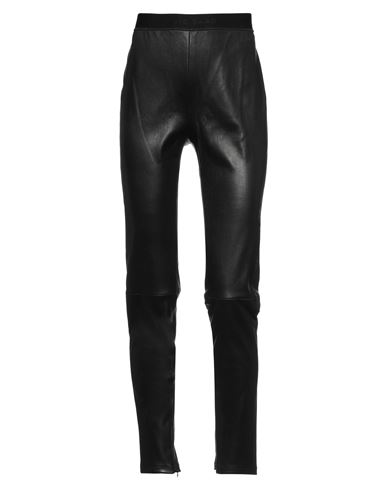 Shop Elie Saab Woman Pants Black Size Xl Lambskin