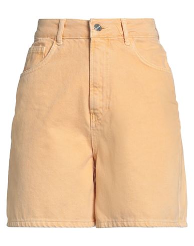 Hinnominate Woman Shorts & Bermuda Shorts Apricot Size L Cotton In Orange
