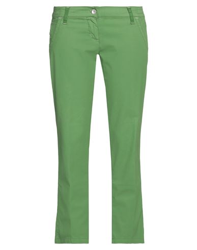 Jacob Cohёn Woman Pants Light Green Size 31 Cotton, Elastane
