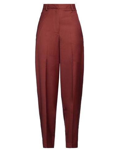 Roberto Collina Woman Pants Burgundy Size L Wool In Red