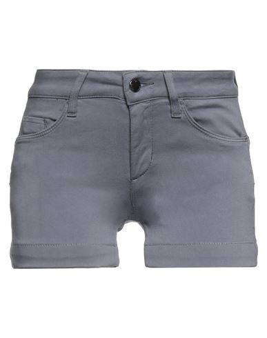 Woman Mini skirt Grey Size 4 Cotton