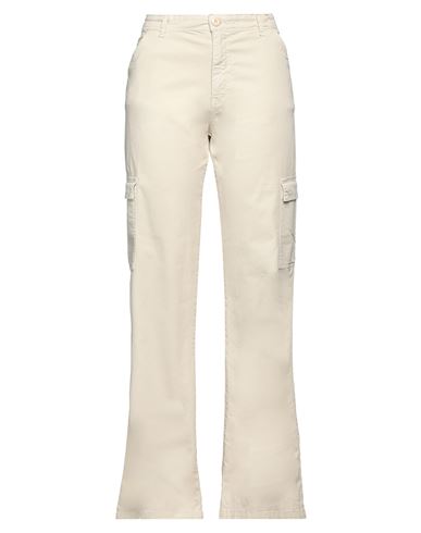 Scout Woman Pants Beige Size L Cotton, Elastane