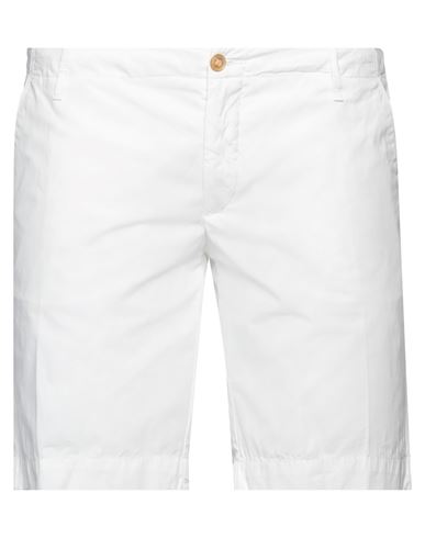 At.p.co At. P.co Man Shorts & Bermuda Shorts White Size 40 Cotton