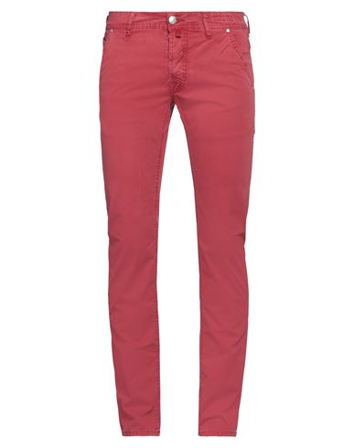 JACOB COHЁN JACOB COHЁN MAN PANTS BRICK SIZE 32 COTTON, ELASTANE 