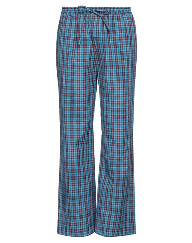 Massimo Alba Man Pants Azure Size M Cotton, Polyester In Blue