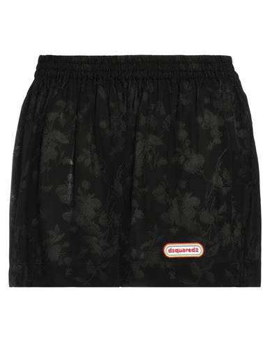 Dsquared2 Woman Mini Skirt Black Size 8 Viscose