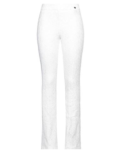 Blugirl Blumarine Woman Pants White Size 6 Viscose, Polyamide