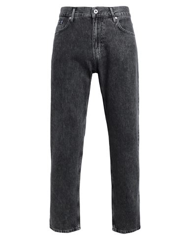 Karl Lagerfeld Jeans Klj Tapered Denim Man Denim Pants Black Size 34 Organic Cotton
