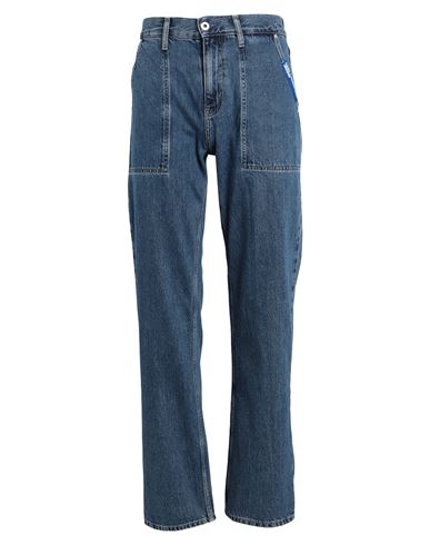 Karl Lagerfeld Jeans Klj Relaxed Utility Denim Man Denim Pants Blue Size 34 Organic Cotton