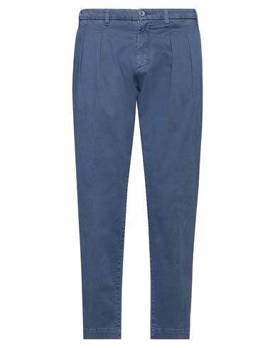 Mr Massimo Rebecchi Man Pants Navy Blue Size 38 Cotton, Elastane