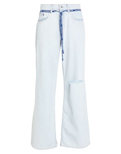 Karl Lagerfeld Jeans Klj Lr Loose Denim Woman Denim Pants Blue Size 32 Organic Cotton