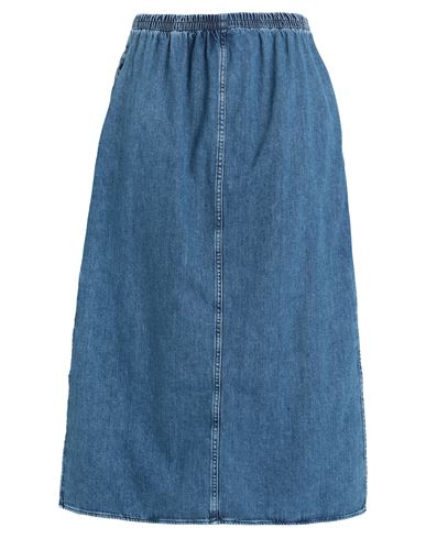 Arket Woman Denim Skirt Blue Size 14 Cotton