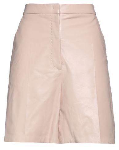 Shop Max Mara Woman Shorts & Bermuda Shorts Pink Size 12 Lambskin, Acetate