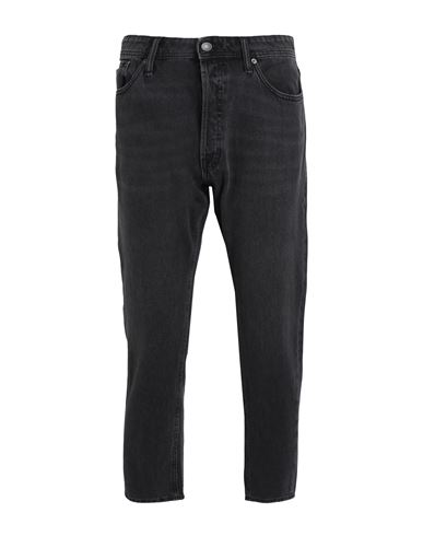 Shop Jack & Jones Man Jeans Black Size 29w-32l Cotton, Recycled Cotton