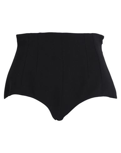 Max & Co . Adr De-coated Woman Shorts & Bermuda Shorts Black Size 6 Polyester