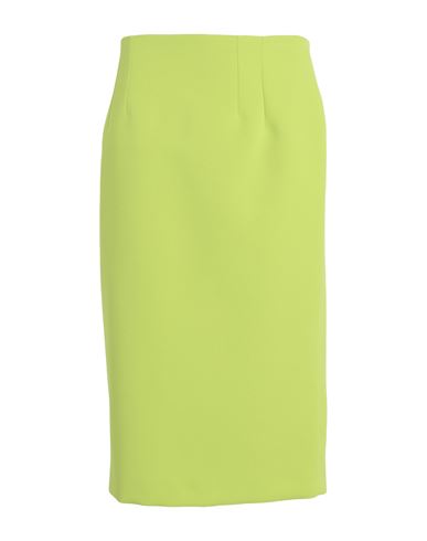 Max & Co . Adr De-coated Woman Midi Skirt Acid Green Size 6 Polyester