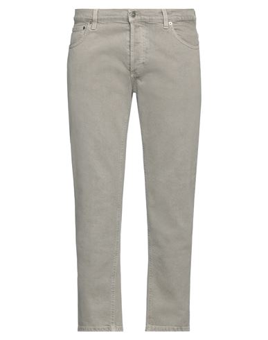 Dondup Man Denim Pants Grey Size 36 Cotton, Elastane In Grey