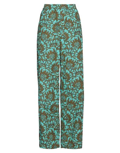 Essentiel Antwerp Woman Pants Turquoise Size 10 Cotton In Blue