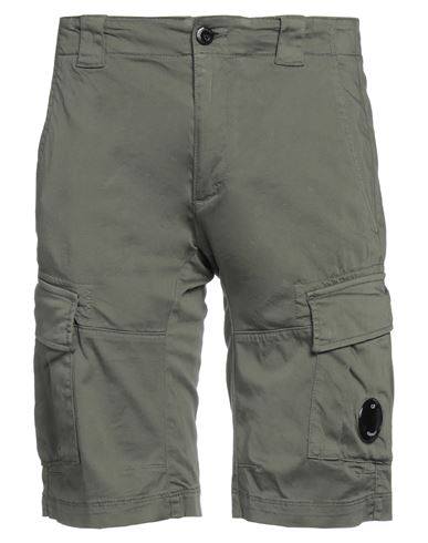 C.p. Company C. P. Company Man Shorts & Bermuda Shorts Military Green Size 28 Cotton, Elastane
