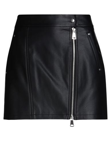Only Woman Mini Skirt Black Size Xl Viscose