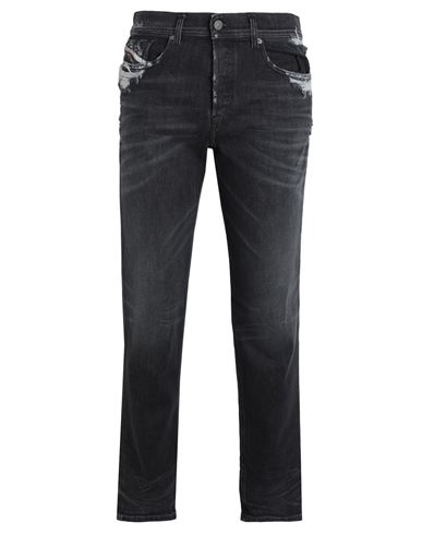 Diesel 2023 D-finitive 09g23 Tapered Jeans Man Jeans Black Size 34w-32l Cotton, Elastane