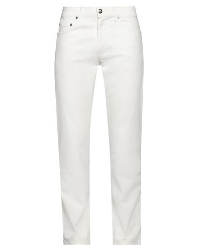 Harmont & Blaine Man Pants White Size 32 Cotton, Elastane