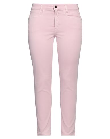 Cambio Woman Pants Pink Size 12 Cotton, Elastomultiester, Elastane