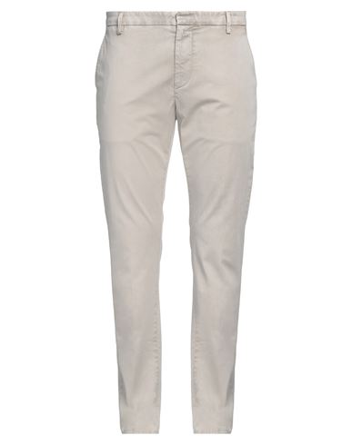Dondup Man Pants Beige Size 35 Cotton, Elastane
