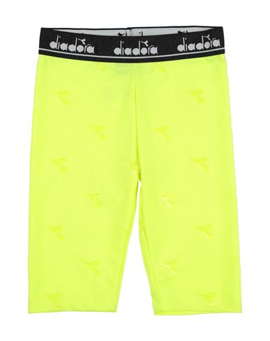 Diadora Toddler Girl Shorts & Bermuda Shorts Yellow Size 4 Polyamide, Elastane In Yellow
