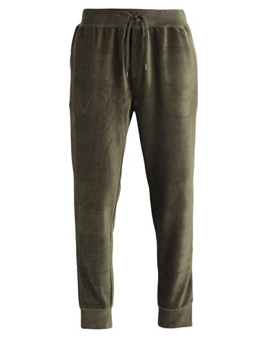 Polo Ralph Lauren Man Pants Military Green Size M Cotton, Polyester, Elastane