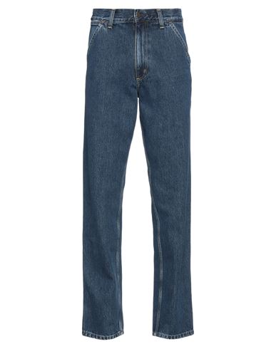 Shop Carhartt Man Jeans Blue Size 26w-34l Cotton