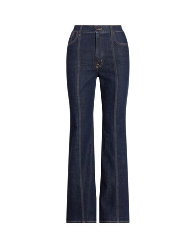 Polo Ralph Lauren The Flare Jean Woman Jeans Blue Size 8 Cotton, Elastane