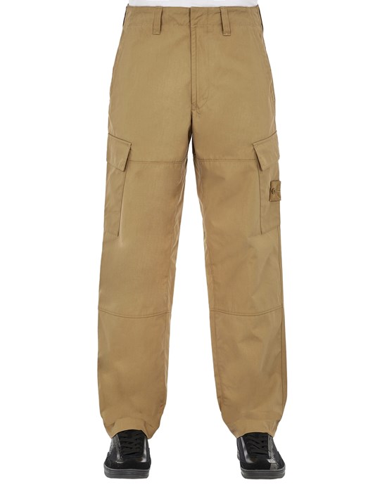 TROUSERS Man 307F1 STONE ISLAND GHOST PIECE_O-VENTILE® Front STONE ISLAND