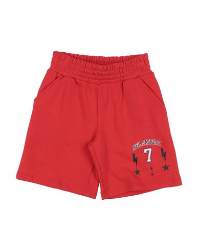 Shop Neil Barrett Toddler Boy Shorts & Bermuda Shorts Tomato Red Size 6 Cotton