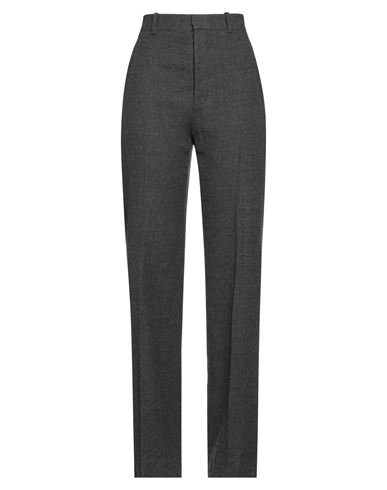 Ann Demeulemeester Woman Pants Lead Size 10 Virgin Wool In Grey