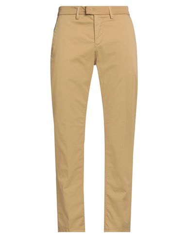 Dondup Man Pants Camel Size 33 Cotton, Elastane In Brown
