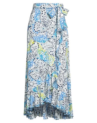 Poupette St Barth Woman Maxi Skirt Blue Size M/l Viscose