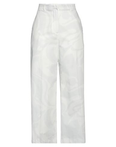 Etro Woman Pants White Size 8 Cotton