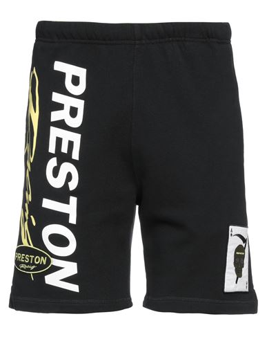Shop Heron Preston Man Shorts & Bermuda Shorts Black Size L Cotton